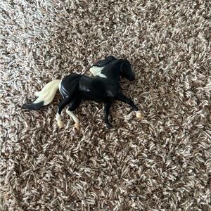 Black and White Breyer Horse Figurine